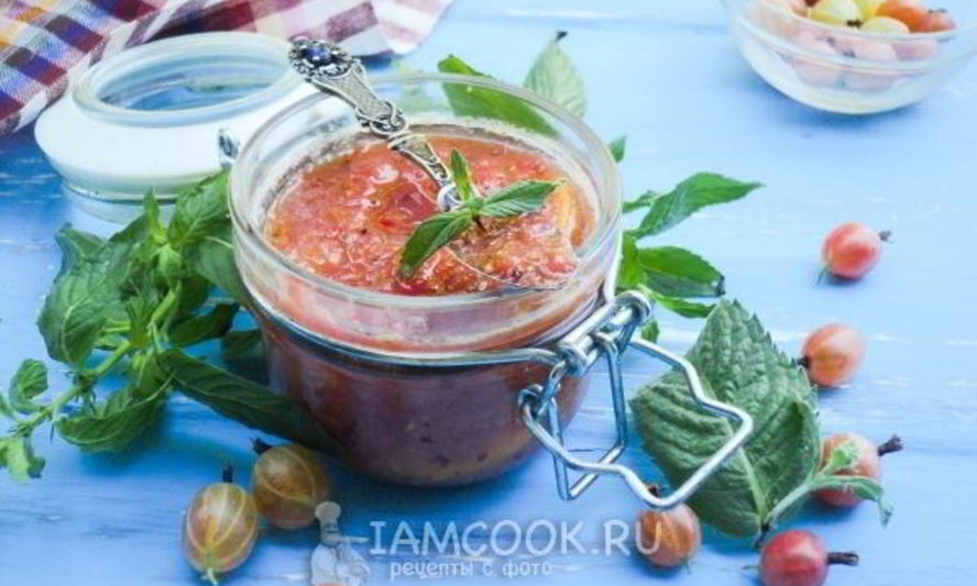 Рецепт джема из крыжовника, лимона и мелиссы