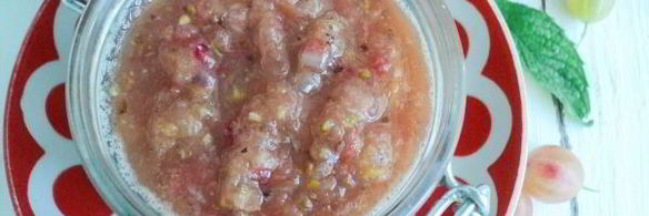 джем из крыжовника, лимона и мелиссы