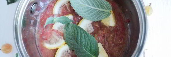 джем из крыжовника, лимона и мелиссы