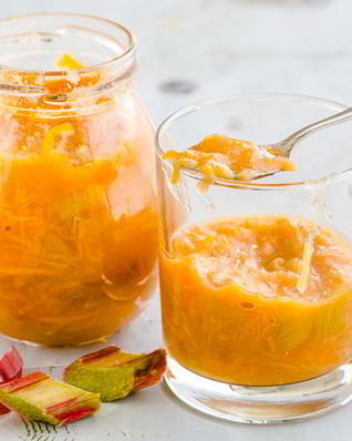 Джем из ревеня с апельсином