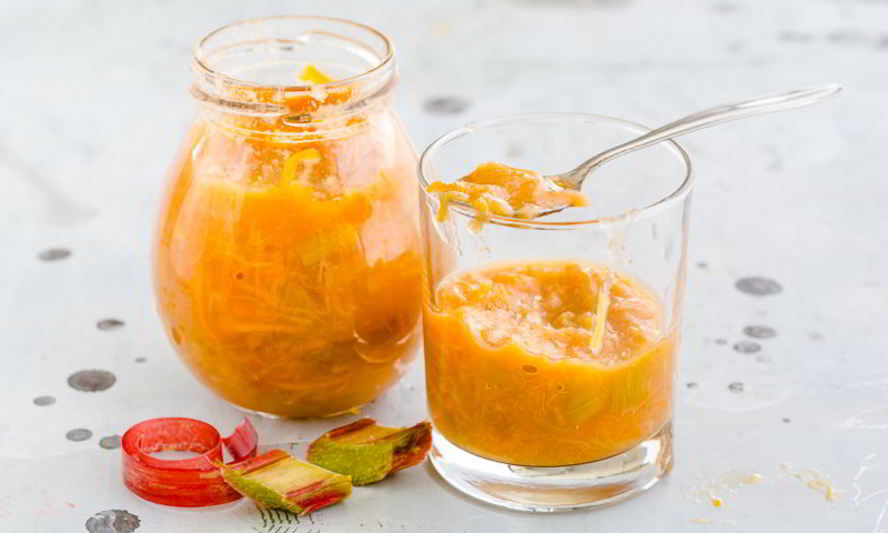 Рецепт джема из ревеня с апельсином