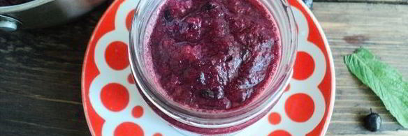 кабачковый джем с черной смородиной