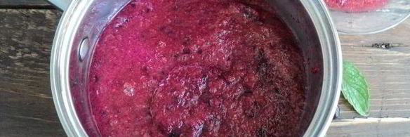 кабачковый джем с черной смородиной