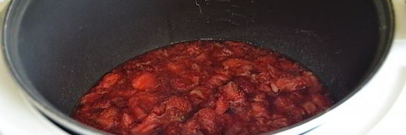 клубничный джем в мультиварке