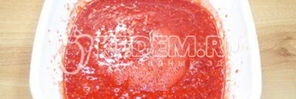 малиновый джем без косточек