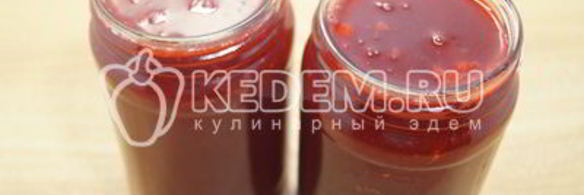малиновый джем без косточек