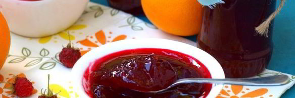 малиновый джем с апельсином
