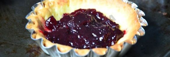 песочные корзинки с джемом