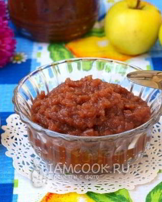 Шоколадно-яблочный джем