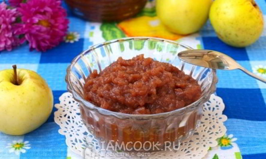 Рецепт шоколадна-яблочного джем