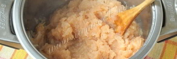 шоколадно-яблочный джем