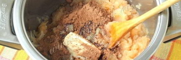 шоколадно-яблочный джем