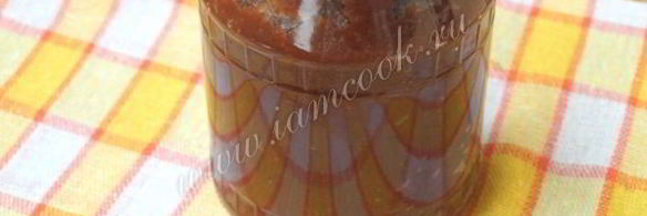 шоколадно-яблочный джем