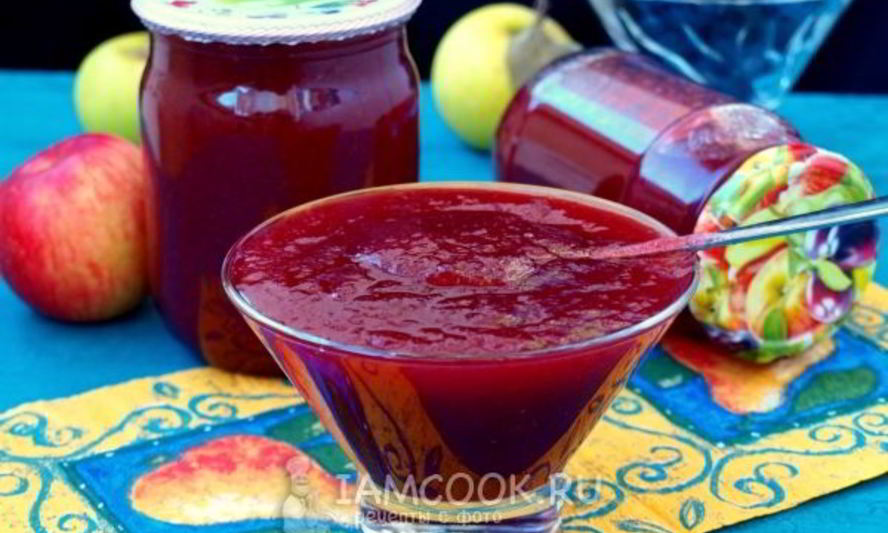 Рецепт яблочно-сливового джем на зиму