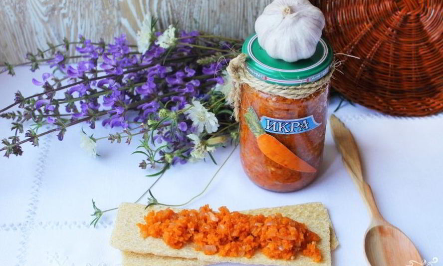Рецепт икры из морковки на зиму