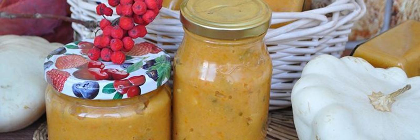 Икра из патиссонов с корнем петрушки и сельдерея на зиму