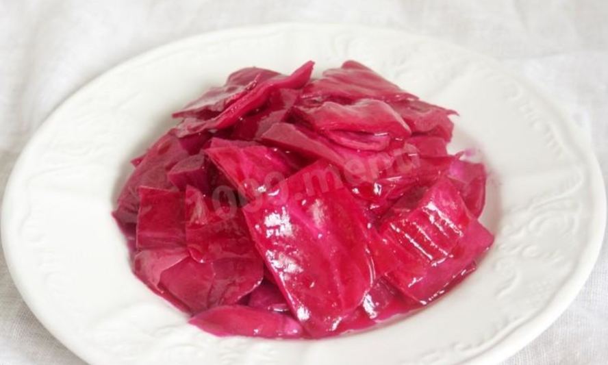 Рецепт капусты по-гурийски со свеклой на зиму