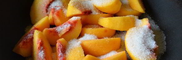 карамелизированные персики для начинки