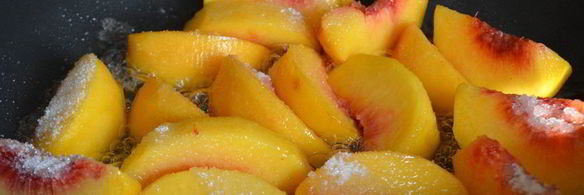 карамелизированные персики для начинки