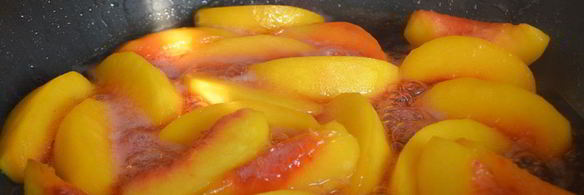 карамелизированные персики для начинки