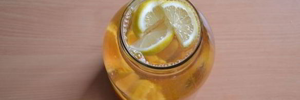 компот из абрикосов с лимоном на зиму