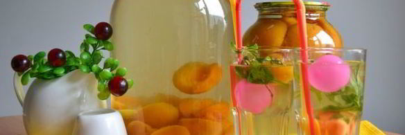 компот из абрикосов с лимоном на зиму