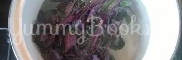 компот из базилика и лимона