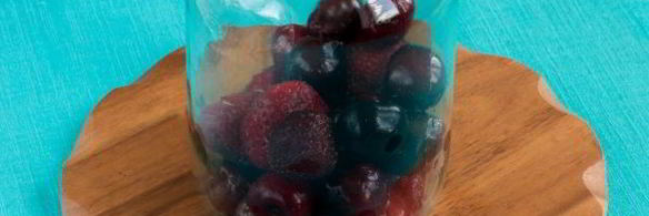 компот из черешни и клубники на зиму