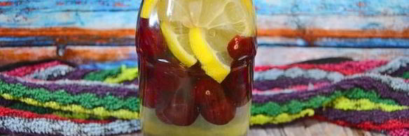 компот из черешни с лимоном на зиму