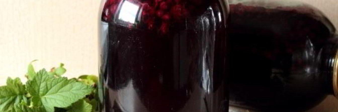 Компот из черной смородины на зиму