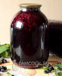 Компот из черной смородины на зиму