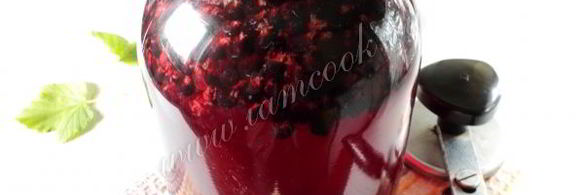 компот из черной смородины на зиму