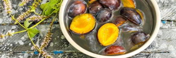 компот из груш и слив на зиму