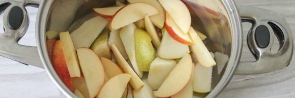компот из груш и яблок на зиму
