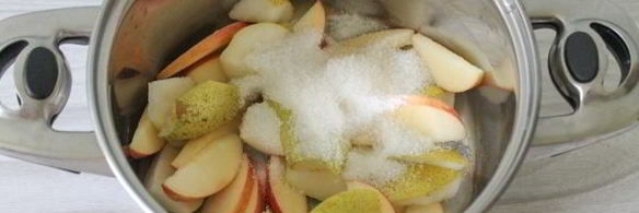 компот из груш и яблок на зиму