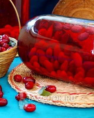 Компот из кизила на зиму