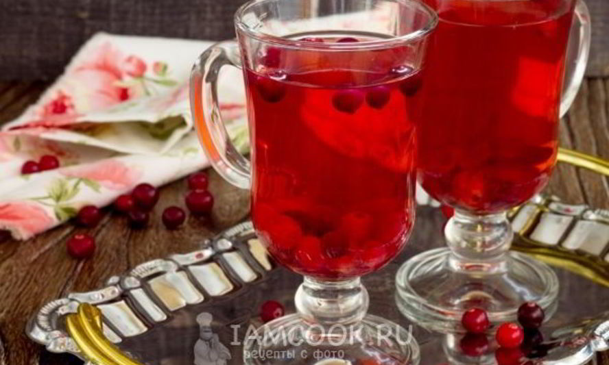 Рецепт компота из клюквы