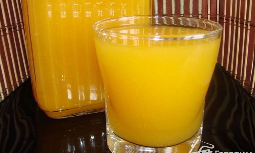 Рецепт компота из кураги с мякотью