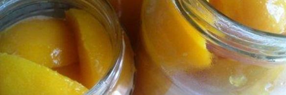 компот из персиков в сливовой заливке