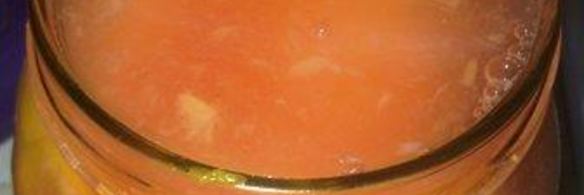 компот из персиков в сливовой заливке