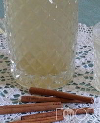 Компот из ревеня и яблок