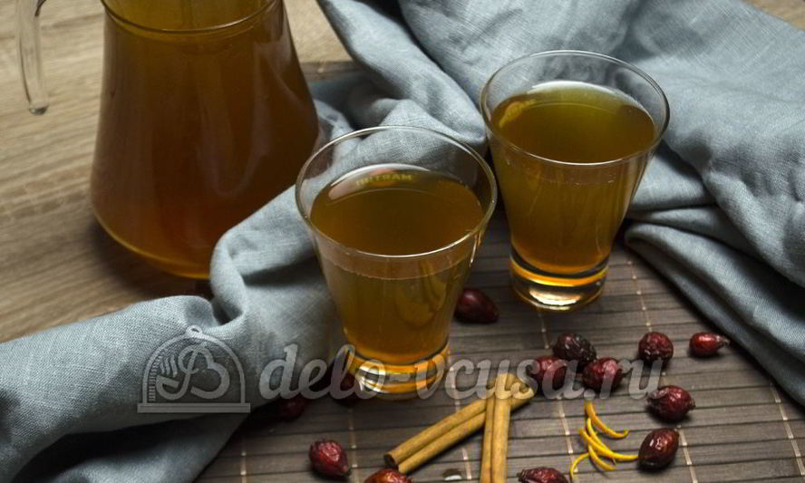 Рецепт компота из шиповника