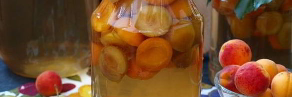 компот из сливы и абрикоса на зиму