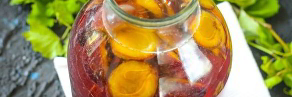 компот из винограда и слив на зиму