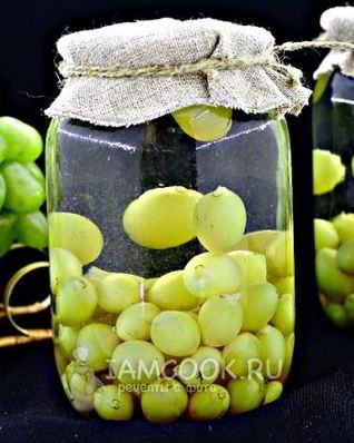 Компот из винограда на зиму