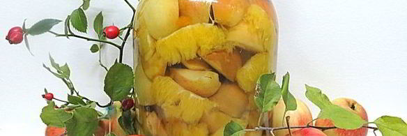 компот из яблок и апельсинов на зиму