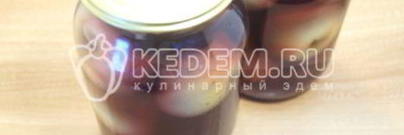 компот из яблок и черноплодной рябины