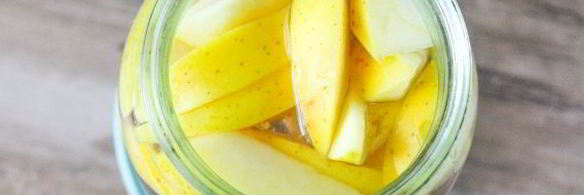 компот из яблок и слив на зиму