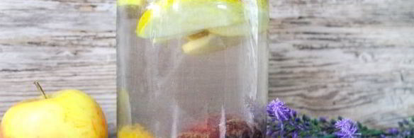 компот из яблок и слив на зиму