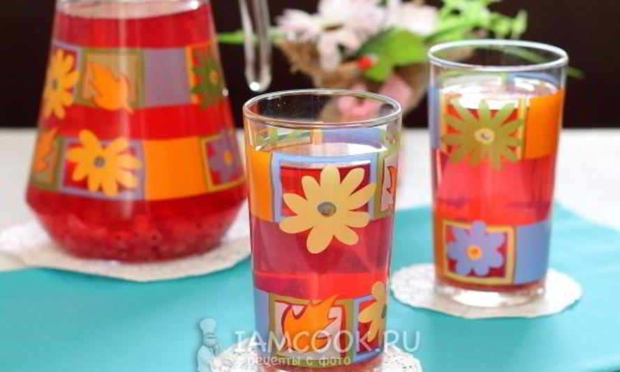 Рецепт компота из замороженной красной смородины